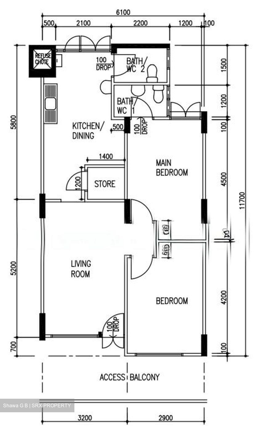 Blk 210 Serangoon Central (Serangoon), HDB 3 Rooms #583992691